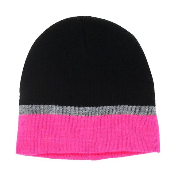 Polar Wear Girl's 3-6 Color Block Winter Beanie Scarf and Gloves Set - Picture 3 of 4